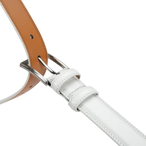 Ceinture en cuir véritable pour homme, avec boucle en cuir, en cuir de vachette, vente directe d'usine, personnalisable, unisexe - Product Image 6