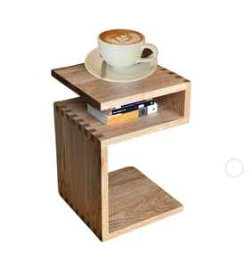 Mesa de Té de Madera de Teca, Mesa Sólida, Muebles Modernos para Sala de Estar - Product Image 3