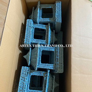 Elegant Handwoven Wicker <b>Rattan</b> Pagoda Decorative Ornament for Home Interior OEM Export Supplier - Product Image 4