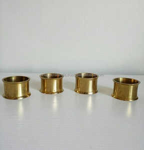 Top vente dernier concepteur anneau de serviette en métal plaqué or élégant forme ronde fantaisie anneau de serviette en laiton prix bas - Product Image 5