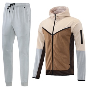Nouveaux survêtements d'hiver respirants de haute qualité pour hommes, pour le jogging et l'entraînement, légers, 100% polyester, couleurs personnalisables - Product Image 3