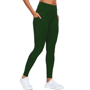 Leggings de yoga taille haute taille élastique pour femmes Leggings d'entraînement grande taille pour femmes Leggings de course évacuant l'humidité pour femmes - Product Image 1