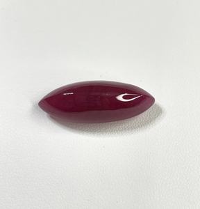 Mejor Precio, Gema de Rubí Cabujón 100% Natural, Rojo Rosado, 32.61 Quilates, Corte Marquesa, Tratada Térmicamente, Piedra de Nacimiento de Julio para Joyería - Product Image 1