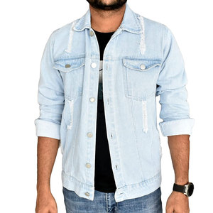 Chaqueta vaquera informal para hombre OEM, chaqueta vaquera de otoño con botones, abrigo vaquero extragrande, chaqueta vaquera de invierno para hombre - Product Image 3