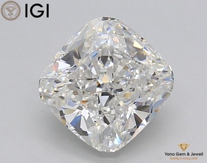 เพชรทรงสี่เหลี่ยมคุชชั่น 2.00 กะรัต พร้อมใบรับรอง IGI สี F ความสะอาด VS1 เพชร CVD ที่เพาะเลี้ยงในห้องปฏิบัติการ เหมาะสำหรับเครื่องประดับโซลิแทร์ทันสมัย - Product Image 1