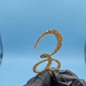 จี้ห้อยคอแบบตัวอักษรเรียงต่อกันสไตล์แร็ปเปอร์สั่งทำพิเศษ เงินแท้ 925 ประดับเพชร จี้ฮิปฮอป จี้ตัวอักษรชื่อสั้นๆ สำหรับเธอ - Product Image 5