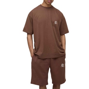 Summer <b>Sets</b> for Men's Crew Neck Custom <b>Colour</b> Regular Fit Summer Wear Two Piece <b>Sets</b> With Custom Logo - Product Image 2