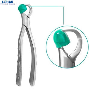 ชุดคีมถอนฟันพรีเมียม รุ่นมาตรฐาน 4 ชิ้น พร้อมกันกระแทกซิลิโคน 50 ชิ้น ฟรี  ผลิตจากเหล็กกล้าไร้สนิม ได้รับการรับรองมาตรฐาน CE - Product Image 2