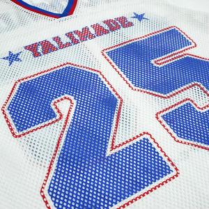 Maillot de football américain rétro personnalisé QUICKSHOW Streetwear, imprimé numérique, style vintage décontracté, sublimation, maille, coupe ample - Product Image 4