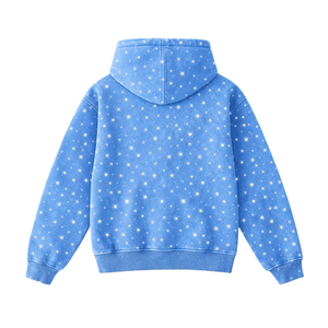 Sudadera con Capucha Extra Grande de Diseño Nuevo con Pedrería, Sudadera de Forro Polar Personalizada, Ropa Casual de Calle con Bolsillo Tipo Canguro - Product Image 3