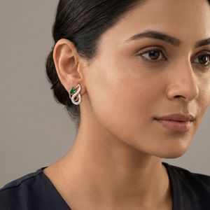 Pendientes de Diamantes Naturales de 0.22 Quilates, Corte Brillante Redondo H-I, Joyería Fina Elegante y Brillante, Diseño Clásico de Lujo - Product Image 1