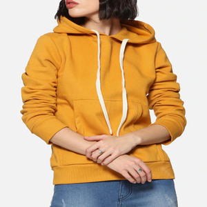 เสื้อฮู้ดดี้โอเวอร์ไซส์สำหรับผู้หญิง ดีไซน์ใหม่ ผ้าฝ้าย 100% สำหรับฤดูหนาว ผ้าแคนวาสคุณภาพพรีเมียม สตรีทแวร์ ระบายอากาศได้ดีและกันลม - Product Image 1