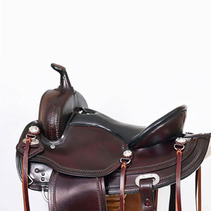 TWILL SPORTS Selle de course en cuir personnalisée avec logo, selle anglaise respirante et légère - Product Image 4