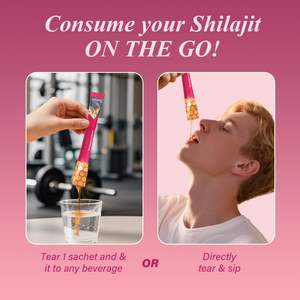 Proveedor de Suplementos Dietéticos: Palitos de Miel con Shilajit de Fresa OEM ODM, con Miel Natural y Sabor a Fresa - Product Image 3