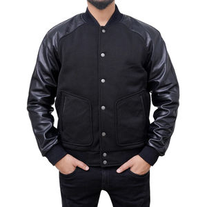 Nouvelle Veste Bomber de Baseball Homme Personnalisée en Laine Style Universitaire avec Lettres – Collection Basique - Product Image 5