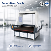 Máquina de Corte Láser Industrial de CO2 1325 con Cámara CCD de Escaneo Automático Profesional de Gran Campo para Patrones de Tela Textil