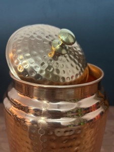 Distributeur d'eau en cuivre de la série Luxe, distributeur d'eau en cuivre de qualité supérieure, finition brillante, distributeur d'eau en cuivre personnalisé en usine - Product Image 4