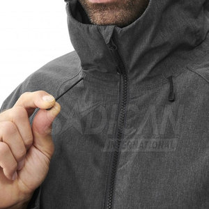 Windproof Men Soft Shell Winter <b>Jacket</b> <b>With</b> Warm <b>Fleece</b> <b>Lining</b> Multiple Pockets For Daily Wear Travel And Outdoor Activities - Product Image 4