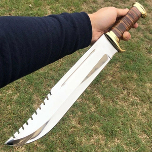 Couteaux de chasse faits à la main en acier inoxydable forgé à la main, lame fixe de qualité supérieure, couteau de survie pour le camping en plein air, la brousse et la chasse - Product Image 4