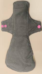 Serviettes hygiéniques réutilisables en coton avec ailettes, respirantes, avec protection anti-fuites et super absorption pour usage quotidien - Product Image 4