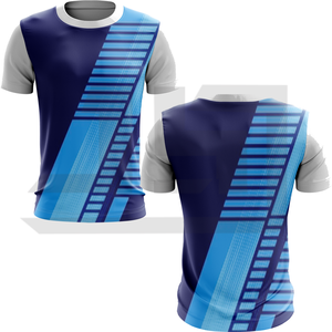 เสื้อยืดกีฬา JAMEZ SPORTS สำหรับผู้ใหญ่ทุกเพศ พิมพ์ชื่อทีมได้ตามต้องการ ผ้าฝ้าย 100% ระบายอากาศได้ดี แห้งเร็ว ต้านเชื้อแบคทีเรีย คอวี - Product Image 3