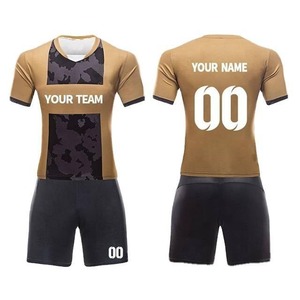 Camiseta de Rugby Unisex Personalizada de Manga Corta de Secado Rápido en Poliéster/Algodón con Impresión por Sublimación, Logotipo Frontal Personalizable, Uniformes de Equipo - Product Image 2