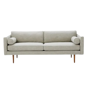 Juego de sofás sencillos y modernos personalizados, sofá para sala de estar con funda de tela de 2 plazas, precio al por mayor - Product Image 2