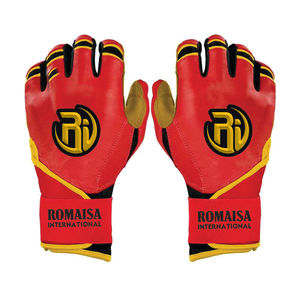 OEM Service Wholesale <b>Baseball</b> Batting <b>Gloves</b> Customized Design Available Adjustable Wrist Fit Style <b>Baseball</b> Batting <b>Gloves</b> - Product Image 5