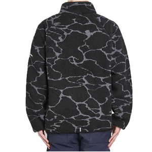 Vestes en polaire de style classique avec col montant, polaire thermique, coupe-vent pour l'extérieur, veste en polaire pour homme - Product Image 3