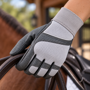 Gants d'équitation d'hiver imperméables et résistants à la chaleur en cuir, vêtements de sport avec protection antidérapante et anti-UV, compatibles avec les écrans tactiles - Product Image 5