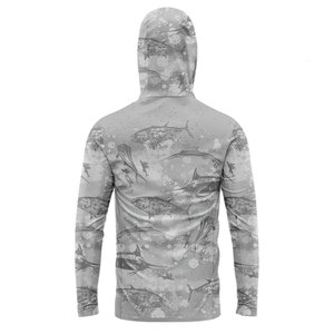 Maillot de pêche à manches longues pour homme, best-seller, séchage rapide et respirant, avec protection UV pour les tournois - Product Image 2