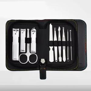 10 In 1 Stainless Steel <b>Nail</b> Kit With <b>Case</b> Portable Manicure Tools Set For Adults Classic Style - Product Image 1
