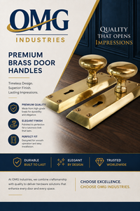 solid Brass round knob handle with back <b>plate</b> wholesale mortise <b>door</b> handle unlacquered lever <b>door</b> handle - Product Image 5