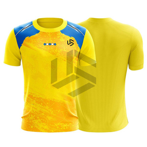 Latest Customized Soccer Jersey with Custom Team <b>Name</b> Short Sleeve Anti-Bacterial & Breathable 100% Polyester New Season - Product Image 2