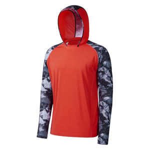 Sweat à capuche camouflage phosphorescent pour homme en mélange coton-polyester, motif luminescent, cordon de serrage, poche kangourou - Product Image 1