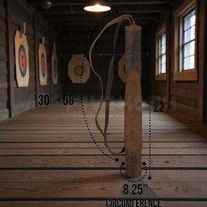Sacoche de tir à l'arc en cuir haut de gamme pour l'extérieur, faite à la main, avec coutures robustes, ceinture réglable, équipement confortable pour la chasse et l'entraînement - Product Image 5