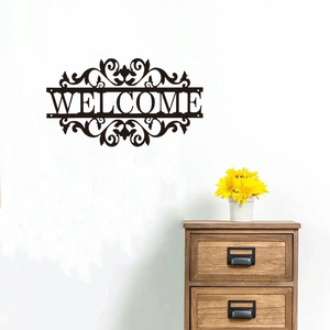 CIFbuy Insegna di Benvenuto Vintage Stile Fattoria, Arte Murale Rustica in Metallo per Decorazione Esterna del Portico, Regalo 'Home Sweet Home', Servizio di Raccolta Disponibile - Product Image 3