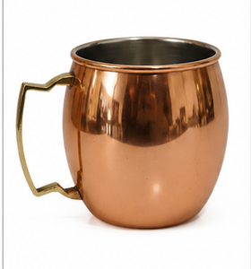 Copper Moscow Mule Mug Pure Copper Cocktail Mug Stainless Steel Lined Copper Mug Handmade Copper Drink Mug Vintage Copper <b>Beer</b> - Product Image 6