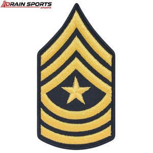 Nouvelles Écussons de Grade d'Uniforme Brodés Tendance à Bordure Merrow, Prix Abordable - Product Image 1