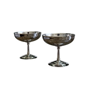 Elegante Tazón de Metal Plateado Estilo Vintage para Sundae o Pudín, Mini Tazón de Acero Inoxidable para Compota, Accesorios para Fotografía de Alimentos, Vajilla - Product Image 2