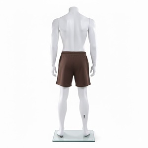 Pantalones Cortos Personalizados de Tela Oxford 100% Algodón hasta la Rodilla para Hombre y Mujer, con Logotipo OEM Impreso, para Gimnasio, Casuales, de Verano, Secado Rápido y Transpirables - Product Image 2