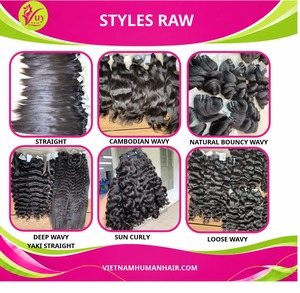 Extensiones de Cabello Virgen Vietnamita 100% Sin Procesar de Alta Calidad, Doble Trama a Máquina, Estilo Popular, Envío Rápido - Product Image 1