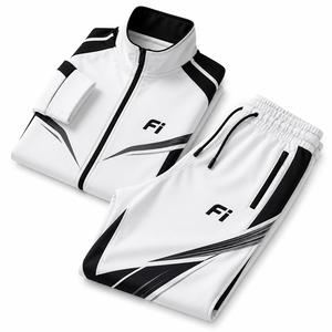 Conjuntos de Chaqueta de Dos Piezas Bordados para Hombre, Primavera-Otoño 2026, Ligeros, de Alta Calidad, Casuales, Sencillos, de Alta Gama, Ropa Urbana - Product Image 1