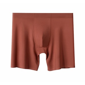 Boxers mi-longs pour hommes, sous-vêtements masculins sans couture, respirants, avec poche U, jambes longues, sexy, caleçons pour homme - Product Image 5