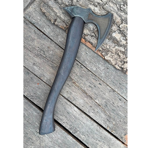 Hacha Tomahawk de Acero al Carbono Forjada a Mano con Mango de Madera para Supervivencia al Aire Libre y Corte - Product Image 3