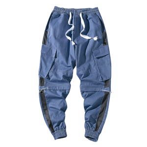 กางเกงจ็อกเกอร์ลำลองผ้าฝ้ายทวิลสำหรับผู้ชาย OEM Streetwear กางเกงคาร์โก้สำหรับออกกำลังกาย กางเกงวอร์มเอวกลาง กางเกงคาร์โก้สไตล์ไฮสตรีทสำหรับผู้ชาย - Product Image 1