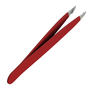Pinzas Profesionales para Cejas, Herramienta de Precisión con Punta Inclinada, Pinzas de Acero Inoxidable con Punta Inclinada, Herramienta para Depilar Cejas - Product Image 1