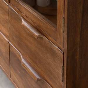 Vandana Maxima Prime mango wood <b>display</b> <b>case</b> - Product Image 4