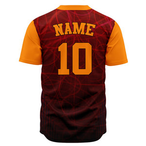 Maillot de baseball de haute qualité, nouveau design, entièrement imprimé par sublimation, vêtements de softball, chemise, veste de baseball, uniforme d'équipe - Product Image 2