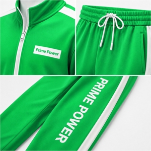 Women Full Zip Tracksuit Set Sports Jacket Track <b>Pants</b> Two Piece Gym Fitness Running Activewear Wholesale Custom Clothing - Product Image 5